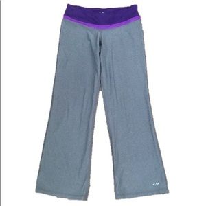 C9 Champion Purple and Gray Stretch Running Athletic Pants